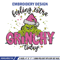 Grinchy today Embroidery Design, Grinch Embroidery, Embroidery File,Chrismas Embroidery, Anime shirt, Digital download.jpg