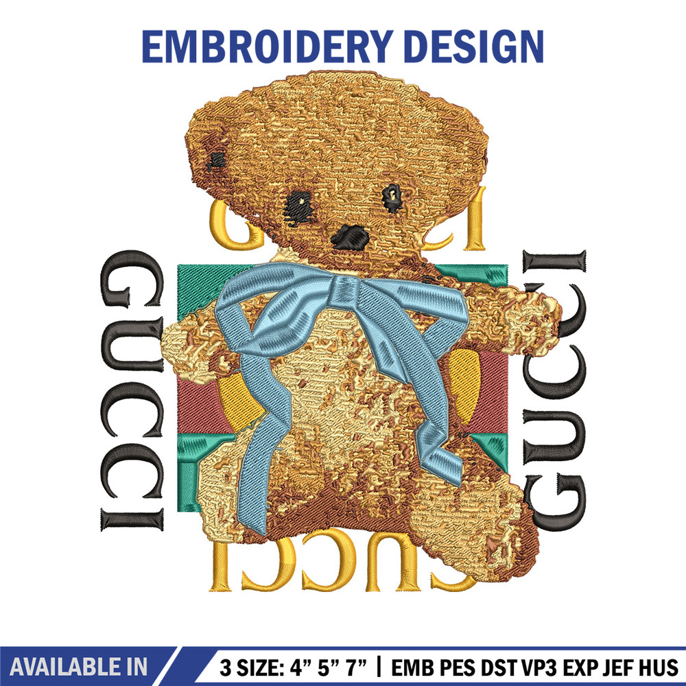 Gucci x bear Embroidery Design, Gucci Embroidery, Embroidery File, Anime Embroidery, Anime shirt, Digital download.jpg