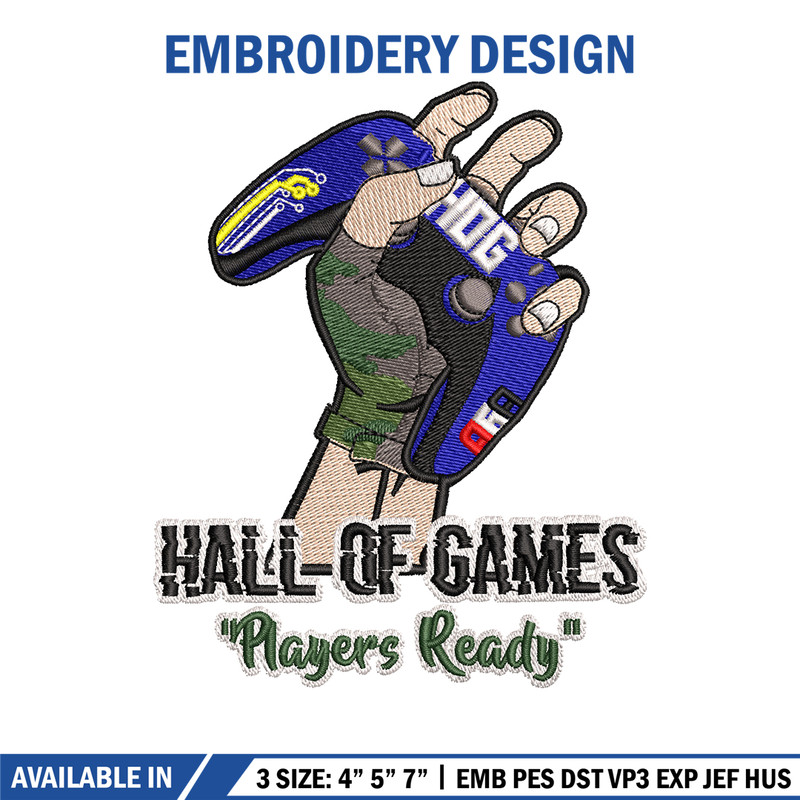Hall of Games 868 logo embroidery design, Hall of Games 868 logo embroidery, logo design, logo shirt, Instant download.jpg