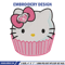 Hello Kitty cake Embroidery Design, Hello kitty Embroidery, Embroidery File, Anime Embroidery, Digital download.jpg