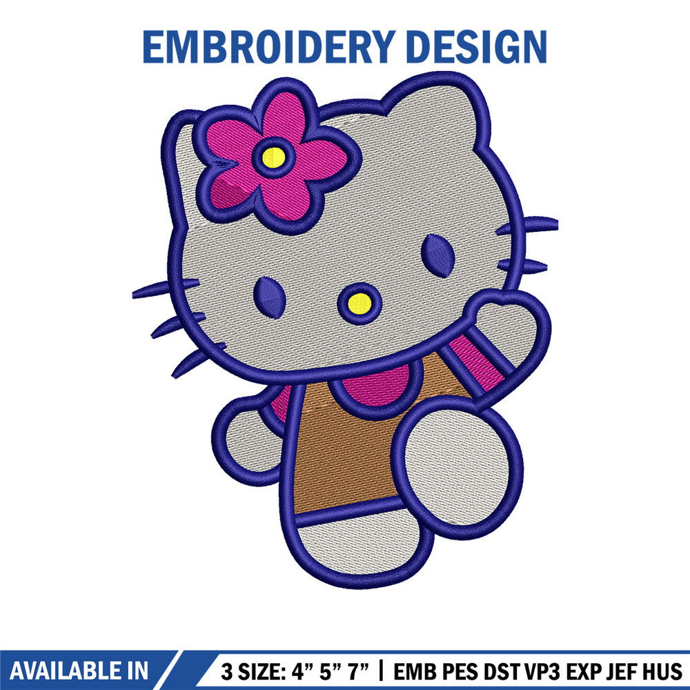 Hello kitty embroidery design, Kitty embroidery, Embroidery file,Embroidery shirt, Emb design, Digital download.jpg