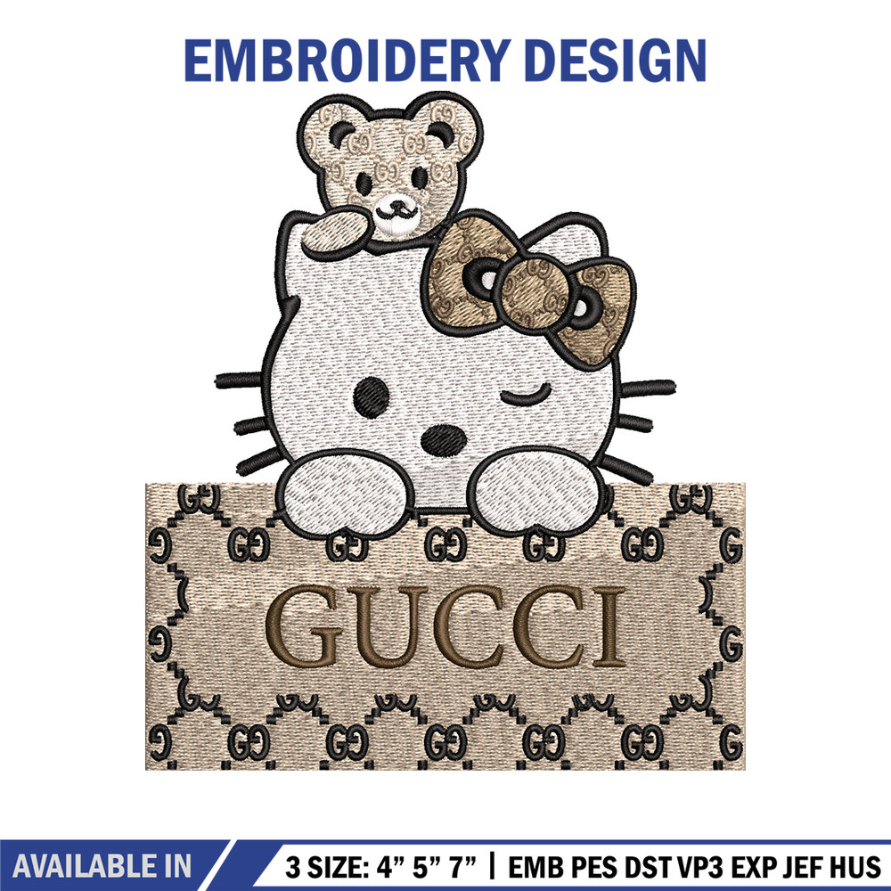 Hello kitty gucci Embroidery Design, Gucci Embroidery, Embroidery File, Logo shirt, Sport Embroidery, Digital download..jpg
