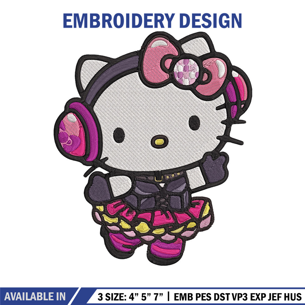 Hello Kitty idol Embroidery Design, Hello kitty Embroidery, Embroidery File, Anime Embroidery, Digital download.jpg