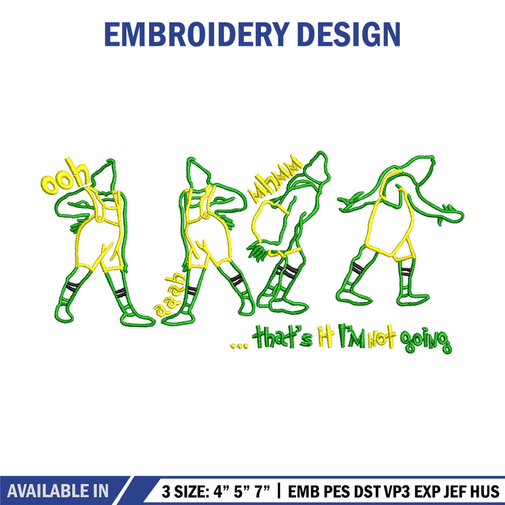 IM not going embroidery design, Grinch embroidery, Chrismas design,Embroidery shirt, Embroidery file, Digital download.jpg