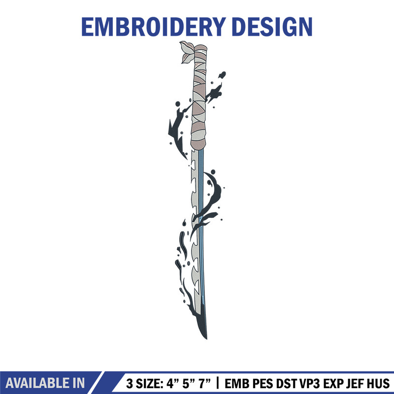 Inosuke sword Embroidery Design, Demon slayer Embroidery, Embroidery File, Anime Embroidery,Anime shirt,Digital download.jpg
