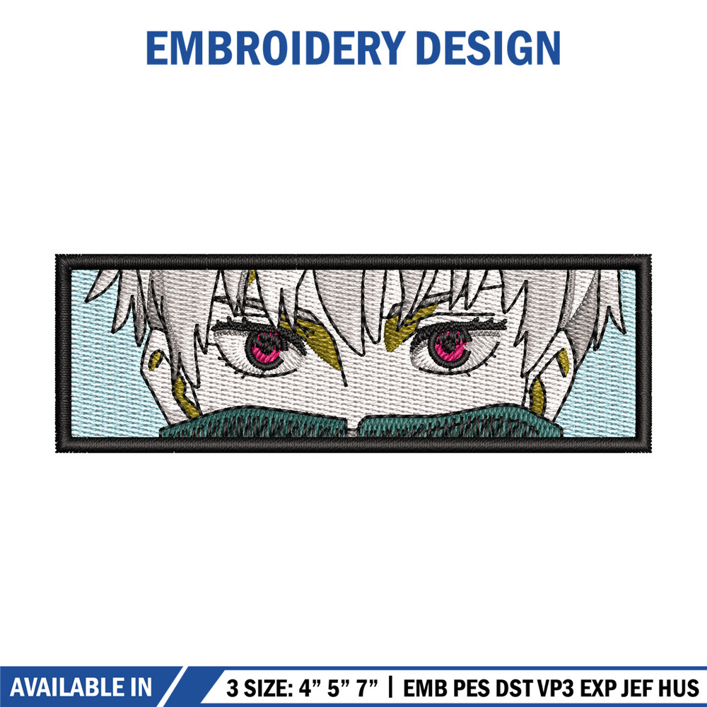 Inumaki Toge embroidery design, Jujutsu embroidery, Anime design, Embroidery shirt, Embroidery file, Digital download.jpg