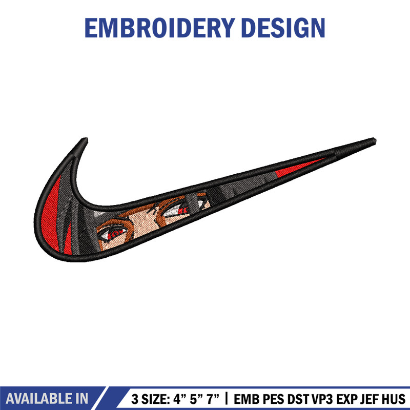 Itachi eyes nike embroidery design, Naruto embroidery, nike design, anime design, anime shirt, Digital download.jpg