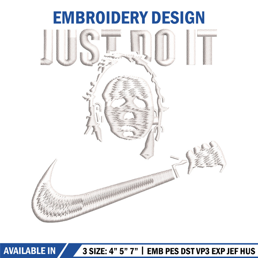 Just do it embroidery design, Horror embroidery, Embroidery file,Embroidery shirt, Emb design, Digital download.jpg