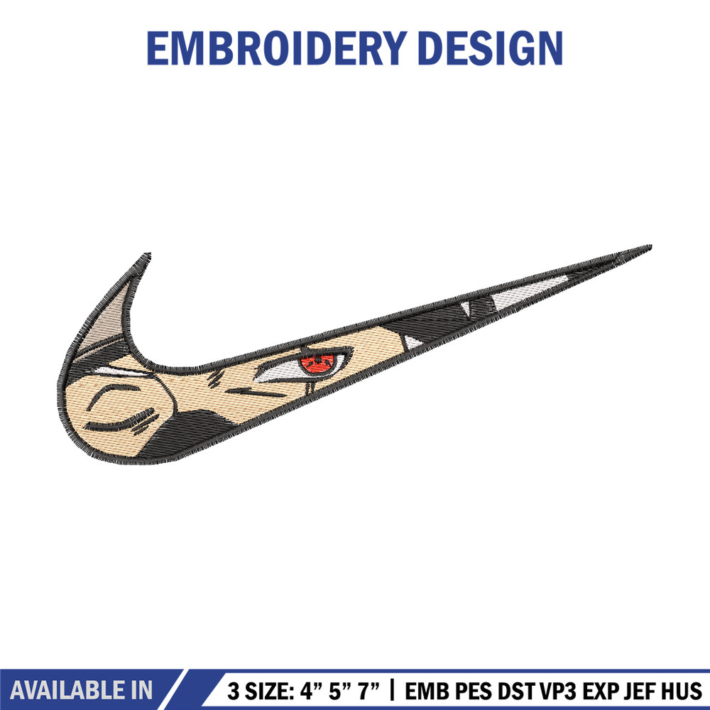 Kakashi Hatake eyes Nike embroidery design, Naruto embroidery, nike design, anime design, anime shirt, Digital download.jpg