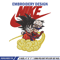 Kid Goku magic cloud Nike Embroidery design, Dragon ball Embroidery, Nike design, Embroidery file, Instant download..jpg
