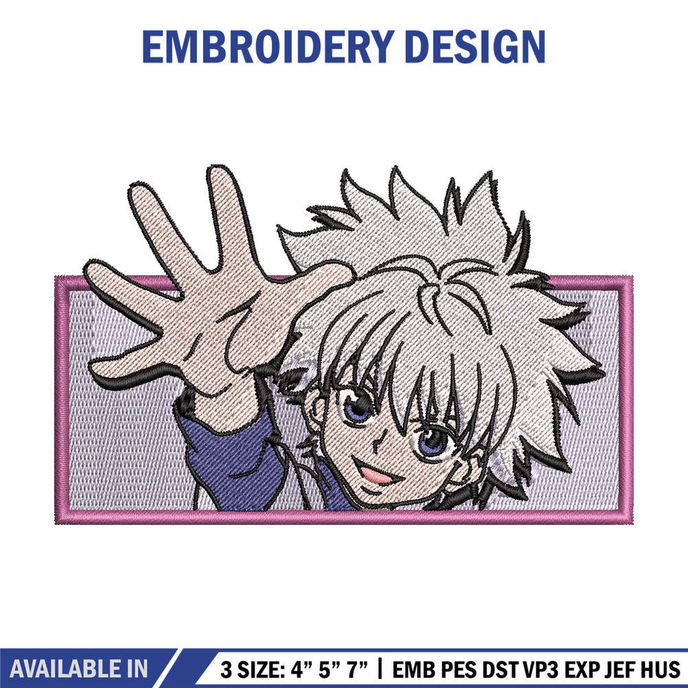 Killua nike embroidery design, Hunter x hunter embroidery, nike design, Logo shirt, anime shirt, digital download.jpg