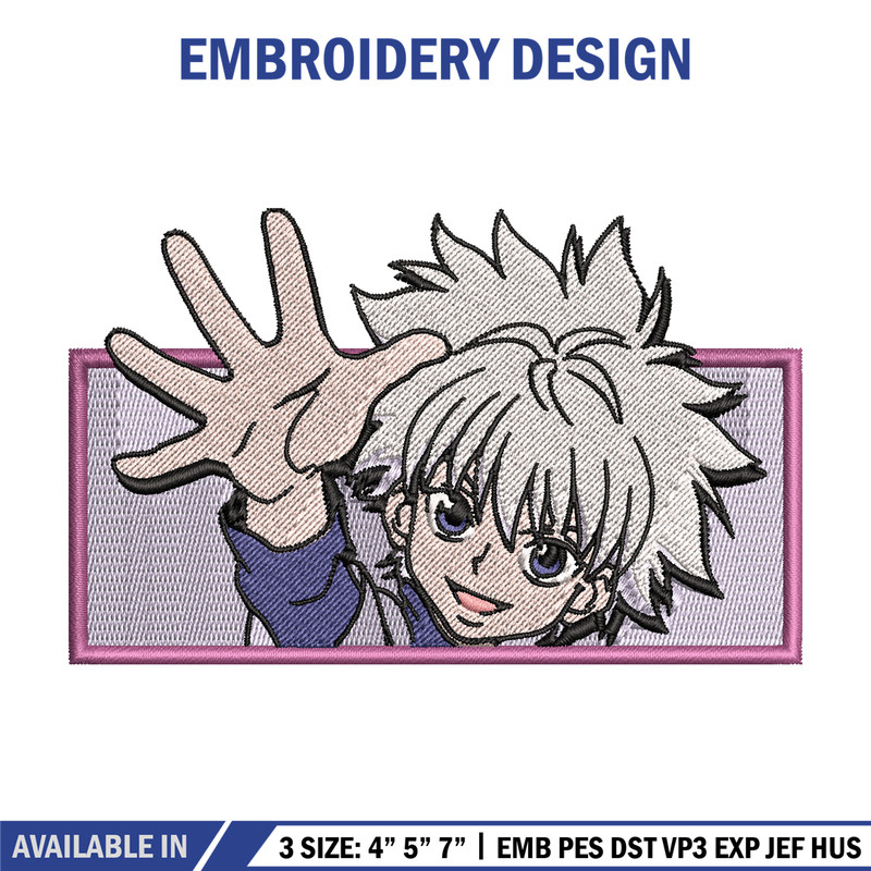 Killua nike embroidery design, Hunter x hunter embroidery, nike design, Logo shirt, anime shirt, digital download.jpg