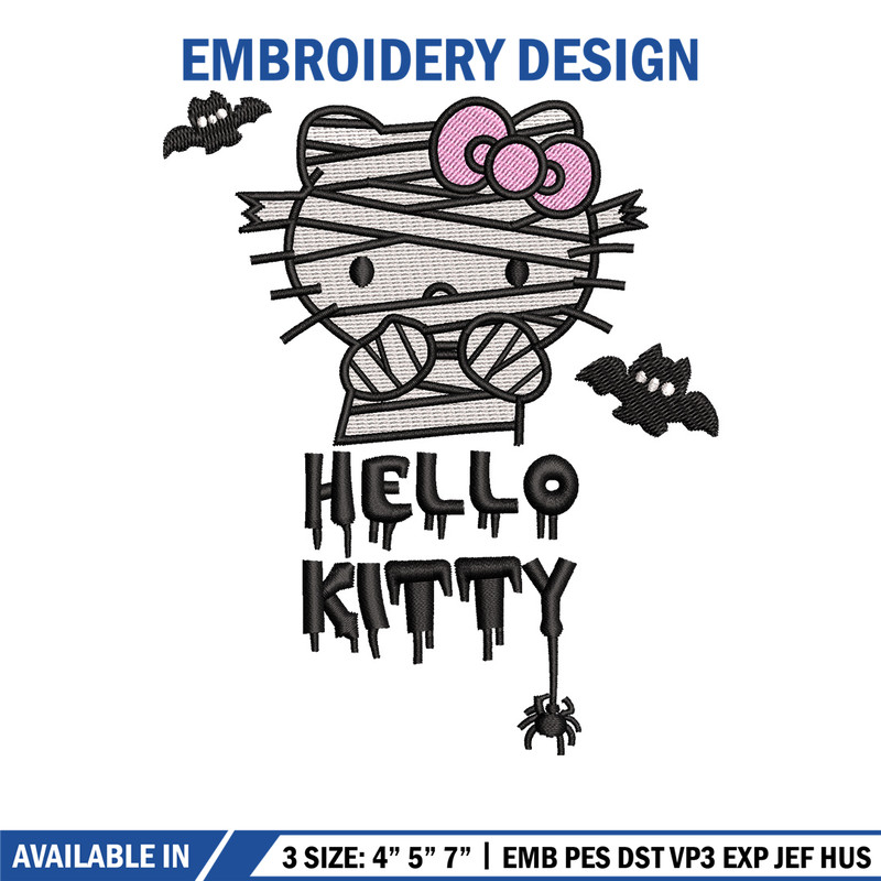 Ktitty halloween embroidery design, Halloween embroidery, Embroidery file,Embroidery shirt, Emb design, Digital download.jpg