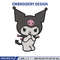 Kuromi sticker Embroidery Design, Hello kitty Embroidery, Embroidery File,Anime Embroidery,Anime shirt,Digital download..jpg
