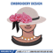 Lady embroidery design, Lady embroidery, logo design, embroidery file, logo shirt, embroidery logo, Digital download..jpg