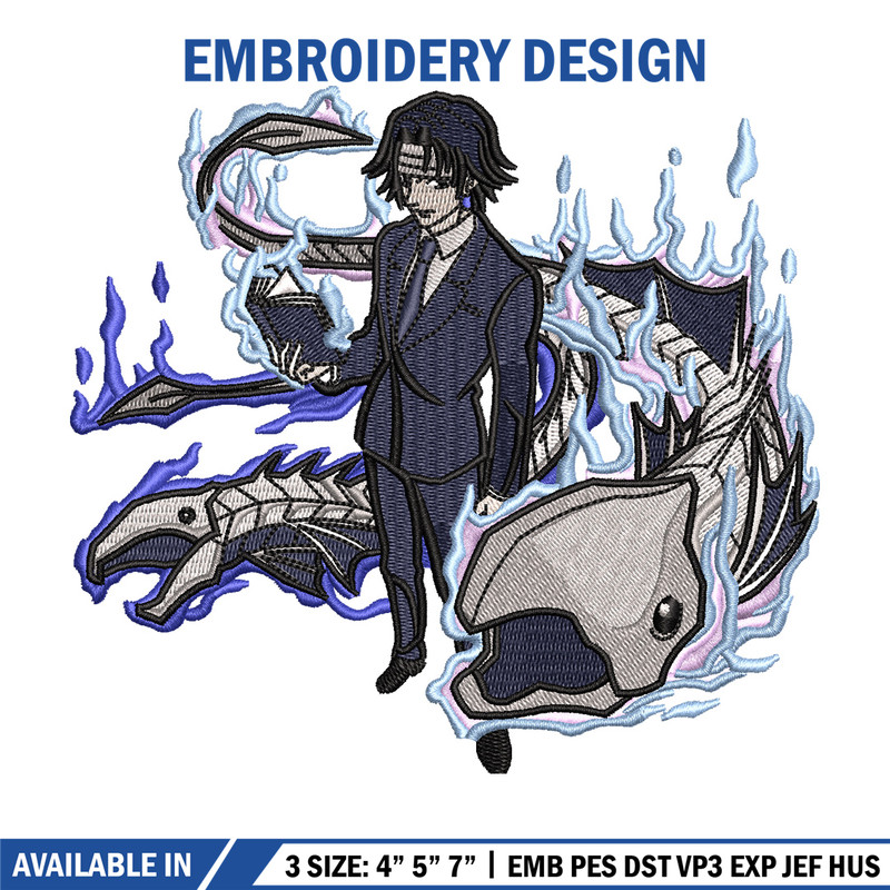 Lucilfer embroidery design, Bleach embroidery, Anime design, Embroidery shirt, Embroidery file, Digital download.jpg