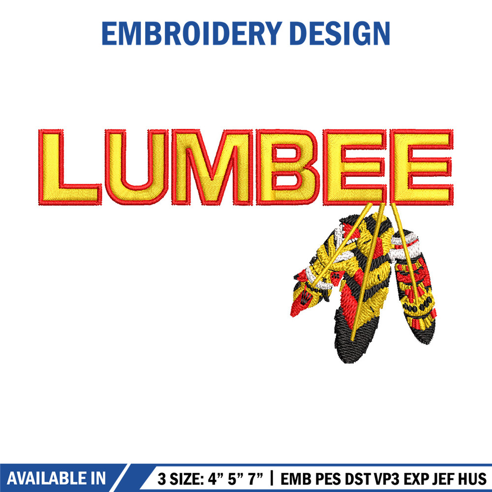 Lumbee logo embroidery design, Logo embroidery, Embroidery file, Embroidery shirt, Emb design,Digital download.jpg