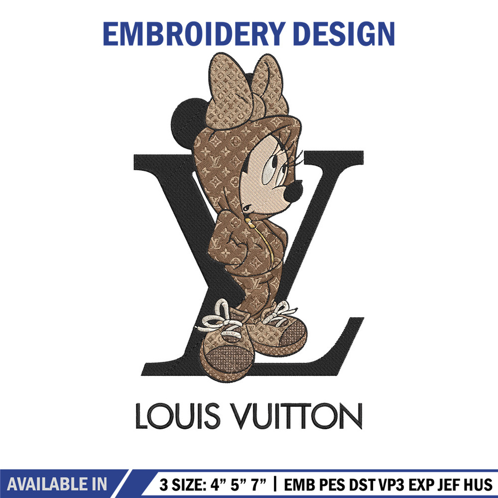 LV x mickey Embroidery Design, Mickey Embroidery, Embroidery File, LV Embroidery, Anime shirt, Digital download.jpg