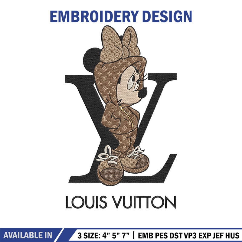 LV x mickey Embroidery Design, Mickey Embroidery, Embroidery File, LV Embroidery, Anime shirt, Digital download.jpg