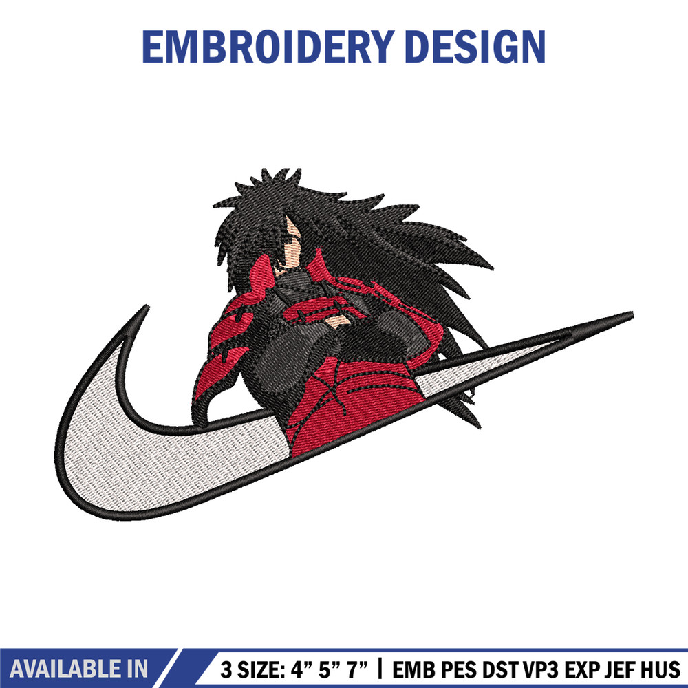 Madara Uchiha Nike embroidery design, Naruto embroidery, nike design, anime design, anime shirt, Digital download.jpg