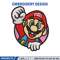 Mario circle embroidery design, Mario embroidery, Embroidery file, Embroidery shirt, Emb design,Digital download.jpg