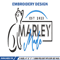Marley Made embroidery design, Marley Made embroidery, logo design, Logo shirt, embroidery file, Digital download.jpg