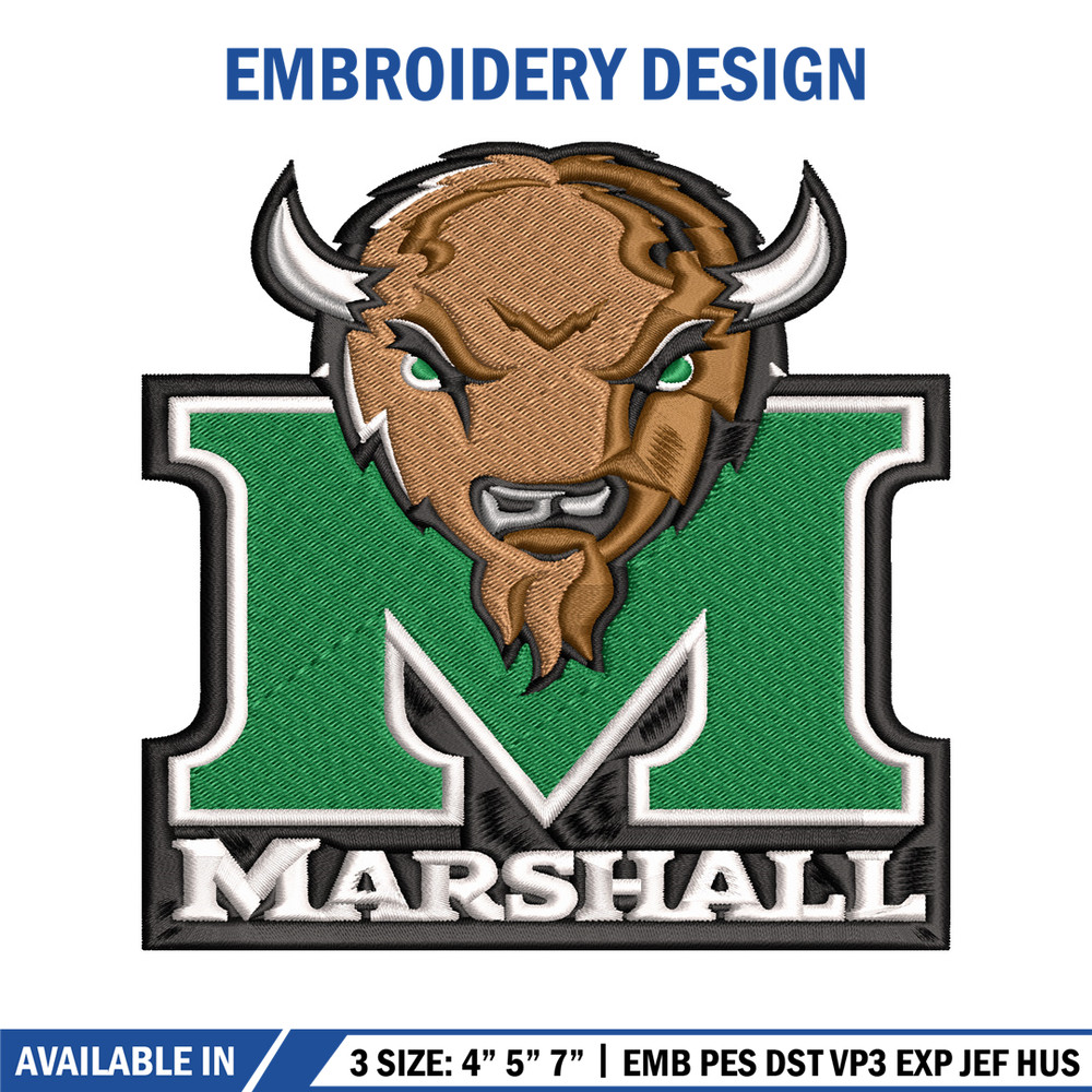 Marshall Thundering Herd embroidery design, Marshall Thundering Herd embroidery, logo Sport embroidery, NCAA embroidery..jpg