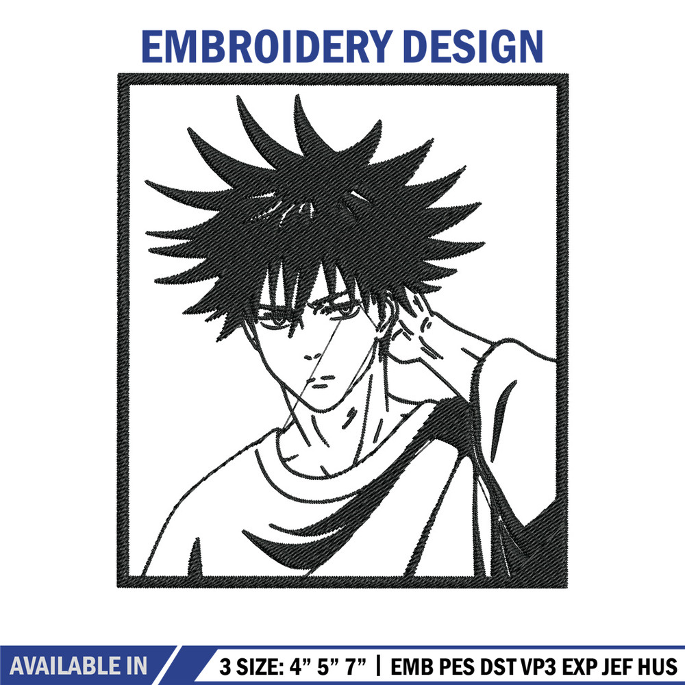 Megumi box Embroidery Design, Jujutsu Embroidery, Embroidery File, Anime Embroidery, Anime shirt, Digital download.jpg