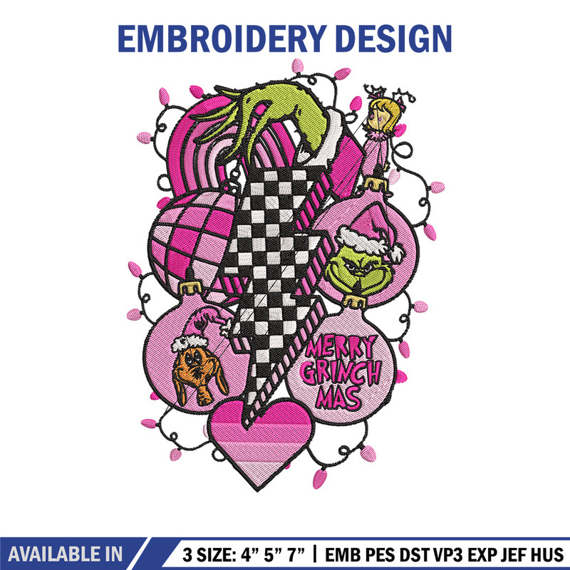 Merry grinchmas Embroidery Design, Grinch Embroidery, Embroidery File, Chrismas Embroidery, Anime shirt,Digital download.jpg