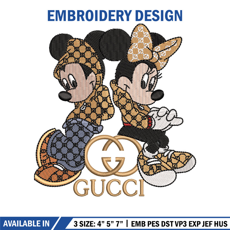 Mickey couple gucci embroidery design,Mickey embroidery, Embroidery file, Embroidery shirt, Emb design, Digital download.jpg