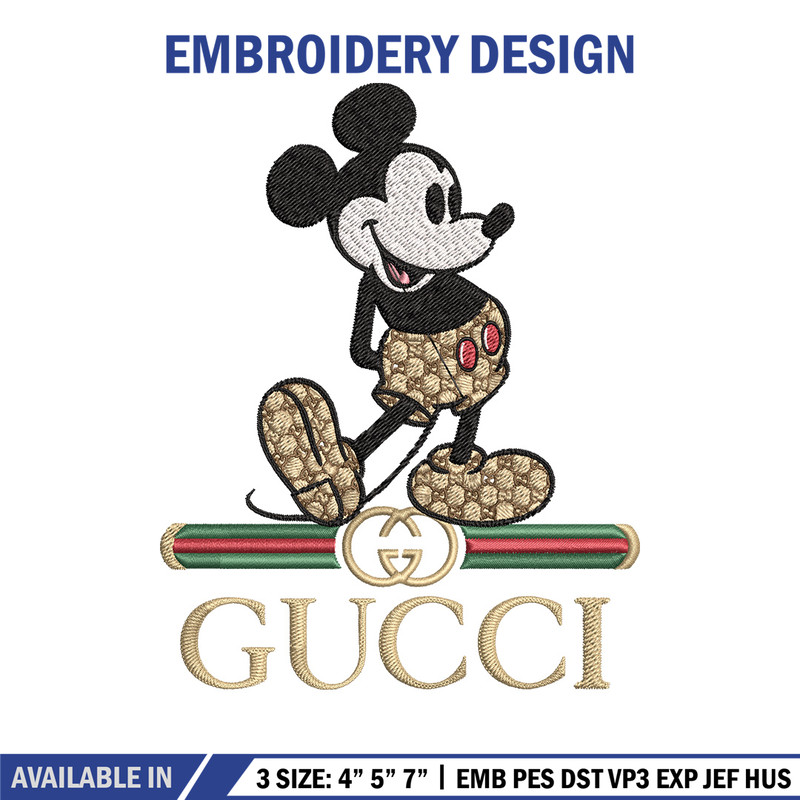 Mickey gucci Embroidery Design, Gucci Embroidery, Embroidery File,Logo shirt, Sport Embroidery,Digital download.jpg