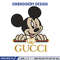 Mickey mouse Embroidery Design, Gucci Embroidery, Brand Embroidery, Embroidery File, Logo shirt, Digital download.jpg