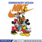 Mickey Mouse friends Nike Embroidery design, Disney Embroidery, Nike design, Embroidery file, Instant download..jpg