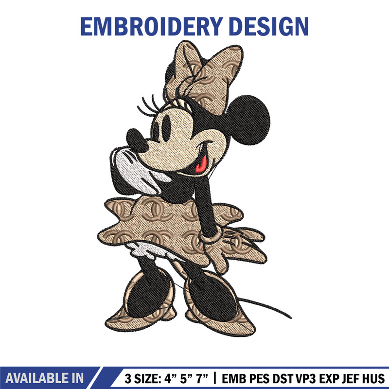 Minnie fun gucci Embroidery Design, Gucci Embroidery, Brand Embroidery, Logo shirt, Embroidery File, Digital download.jpg