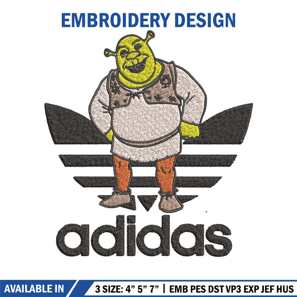 Monster adidas Embroidery Design, Adidas Embroidery, Embroidery File, Brand Embroidery, Logo shirt, Digital download 1.jpg