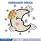 Moon cute embroidery design, Moon embroidery, Embroidery file, Embroidery shirt, Emb design, Digital download.jpg