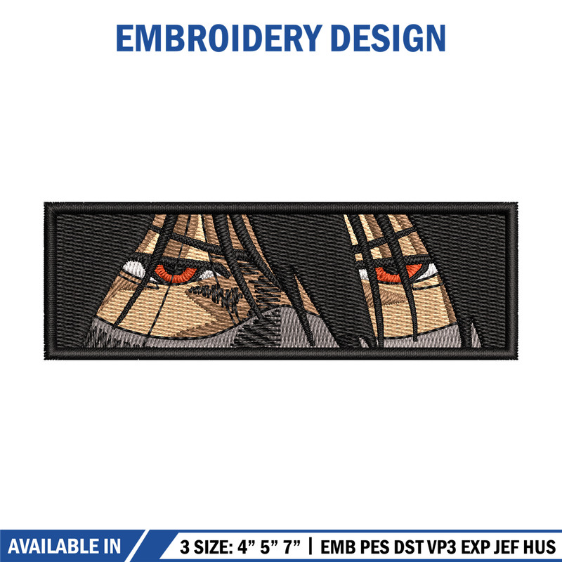 Mugetsu Eyes embroidery design, Bleach embroidery, Anime design, Embroidery shirt, Embroidery file, Digital download.jpg