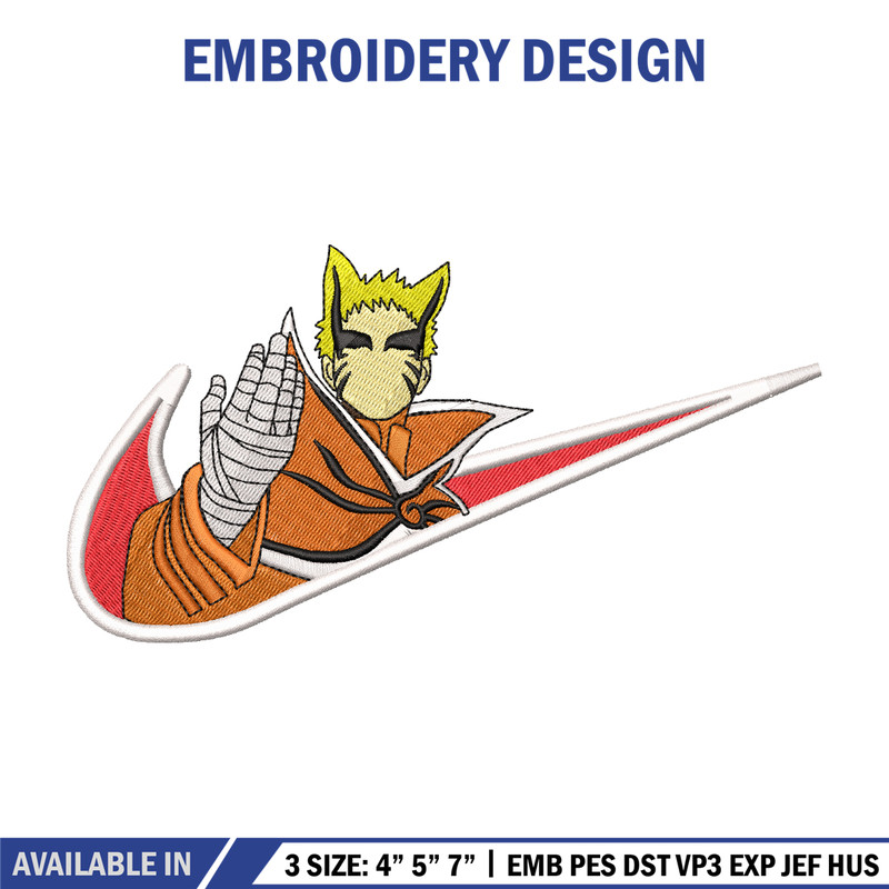 Naruto Nike embroidery design, Naruto anime embroidery, Nike design, anime design, anime shirt, Digital download.jpg