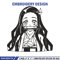 Nezuko Kamado Embroidery Design,Demon slayer Embroidery,Embroidery File,Anime Embroidery,Anime shirt, Digital download.jpg
