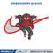 Nike Black Spiderman embroidery design, Black Spiderman embroidery, Nike design, movie design, Digital download 1.jpg