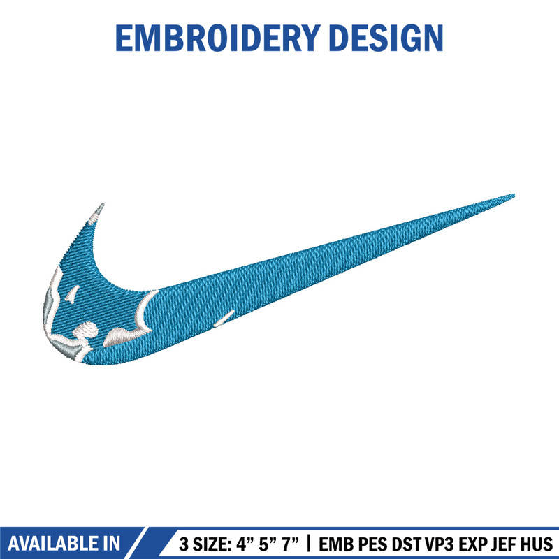 Nike blue embroidery design, Nike embroidery, Nike design, Embroidery shirt, Embroidery file, Digital download 1.jpg