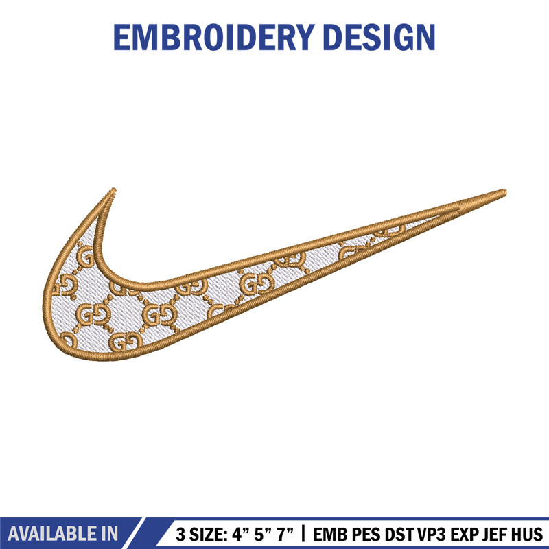 Nike brown embroidery design, Nike embroidery, Nike design, Embroidery shirt, Embroidery file, Digital download.jpg