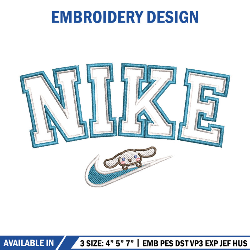 Nike bunny cute embroidery design, Bunny embroidery, Nike design,Embroidery shirt, Embroidery file, Digital download 1.jpg