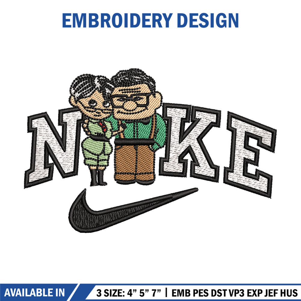 Nike couple Embroidery Design, Nike Embroidery, Brand Embroidery, Embroidery File, Logo shirt, Digital download 1.jpg
