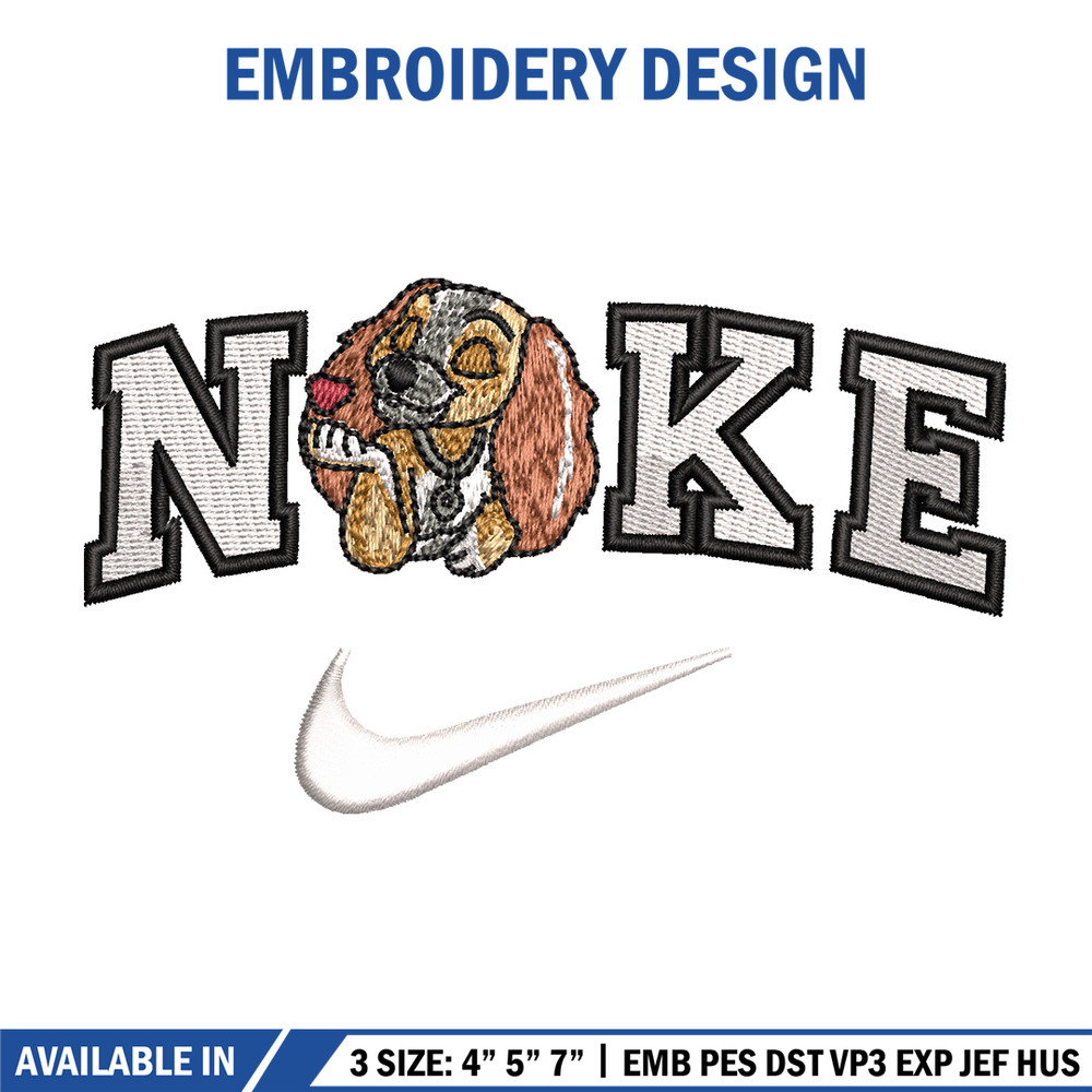 Nike dog embroidery design, Dog embroidery, Nike design, Embroidery shirt, Embroidery file, Digital download 1.jpg