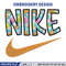 Nike flower embroidery design, Flower embroidery, Nike design, Embroidery shirt, Embroidery file,Digital download.jpg