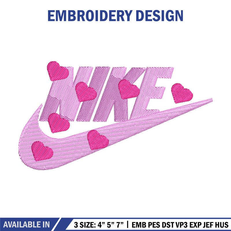 Nike heart embroidery design, Nike embroidery, Nike design, Embroidery shirt, Embroidery file, Digital download.jpg