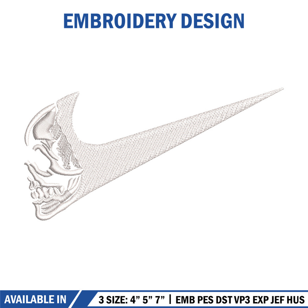 Nike horror embroidery design, Horror embroidery, Nike design, Embroidery shirt, Embroidery file, Digital download 1.jpg