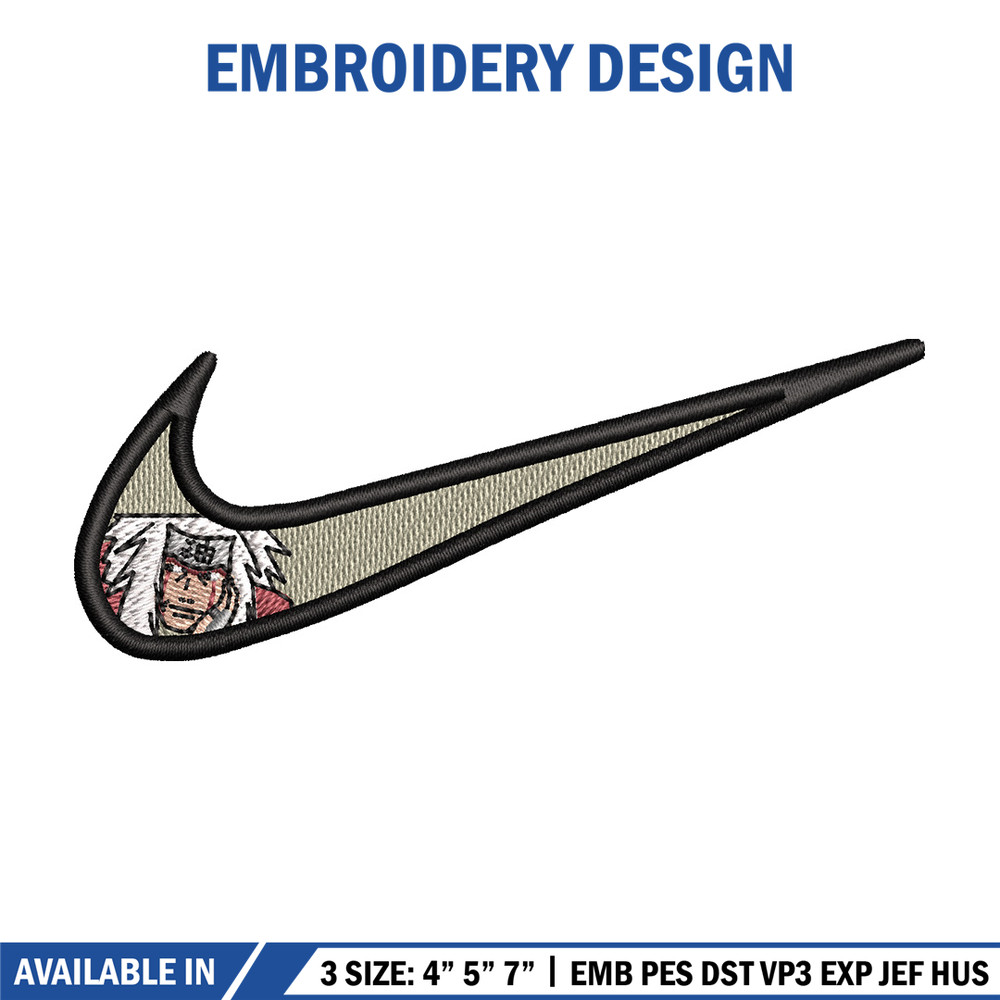 Nike jiraiya embroidery design, Naruto embroidery, Nike design,Embroidery file,Embroidery shirt,Digital download.jpg