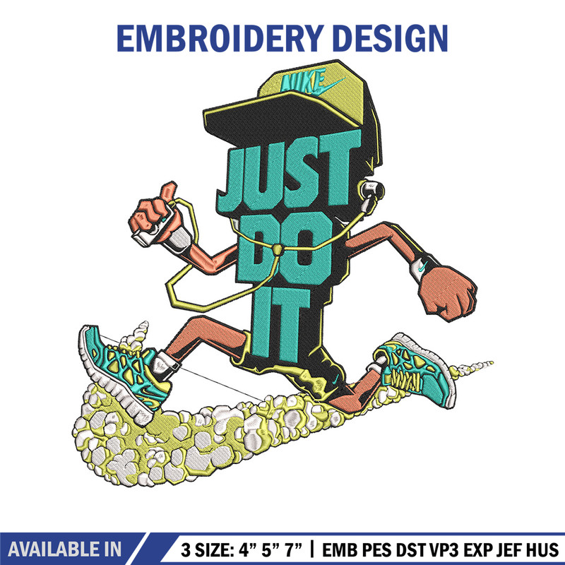 Nike just do it Embroidery Design, Logo Embroidery, Embroidery File, Nike Embroidery, Anime shirt, Digital download.jpg